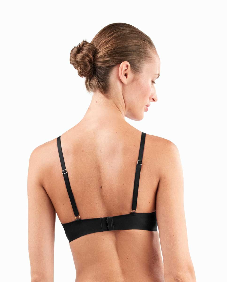 Soutien Bralette Capacidade com Renda Bordada Preto-3