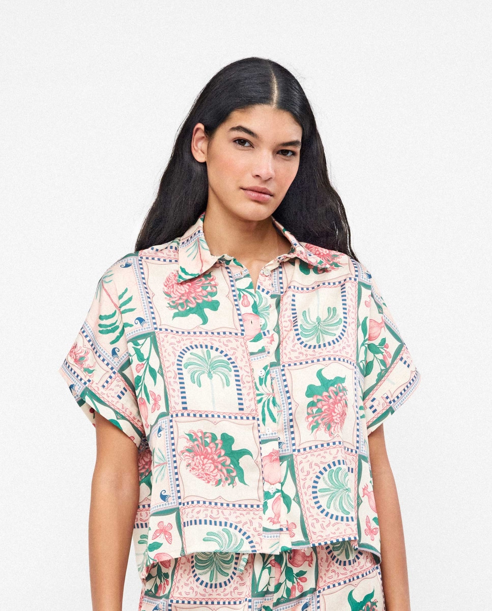 Imagem 0 de Camisa de Pijama de Manga Japonesa