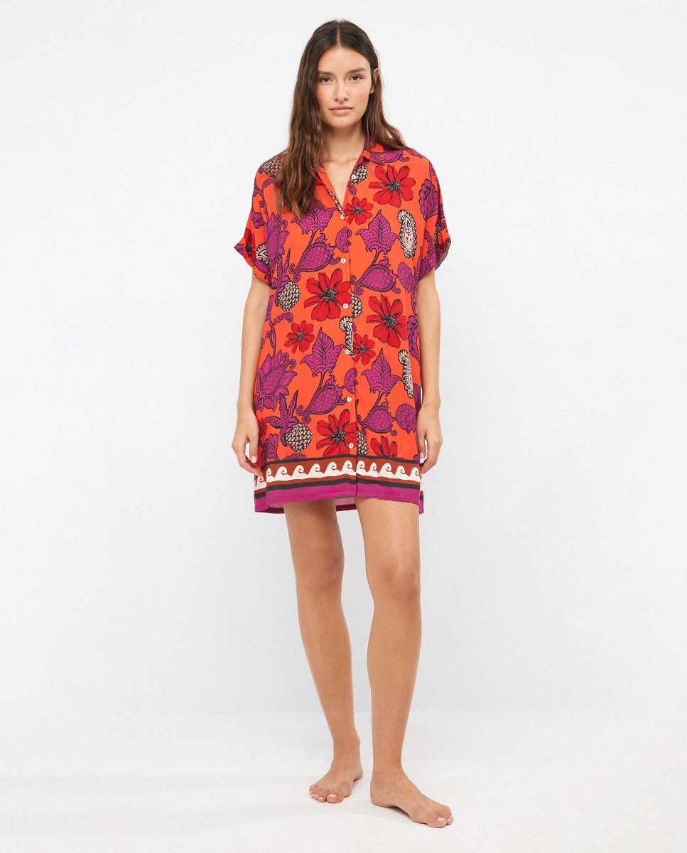 Imagem 0 de Camisola em Tecido Estampado