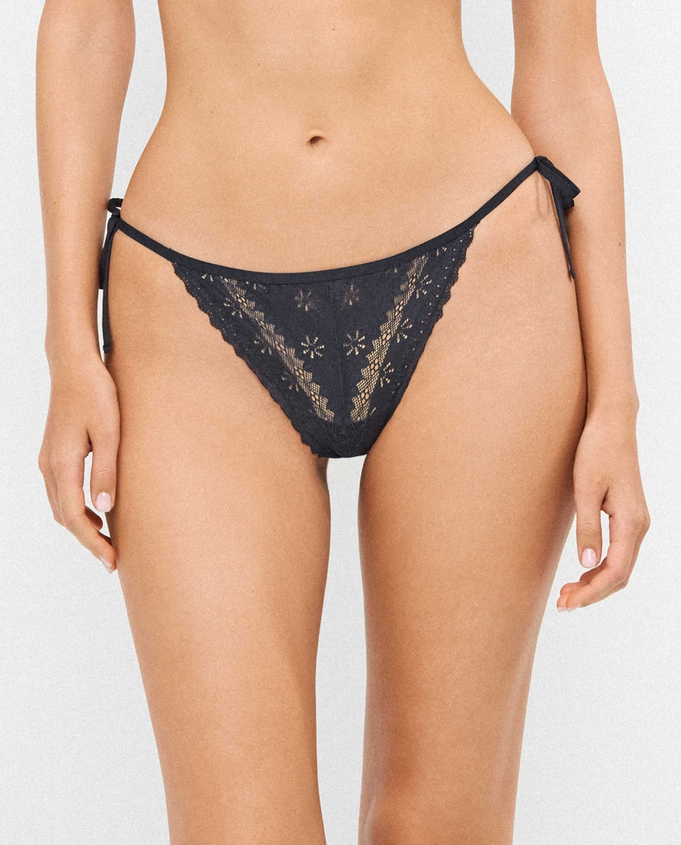 Imagem 0 de Cueca Brasileira em Tecido de Renda