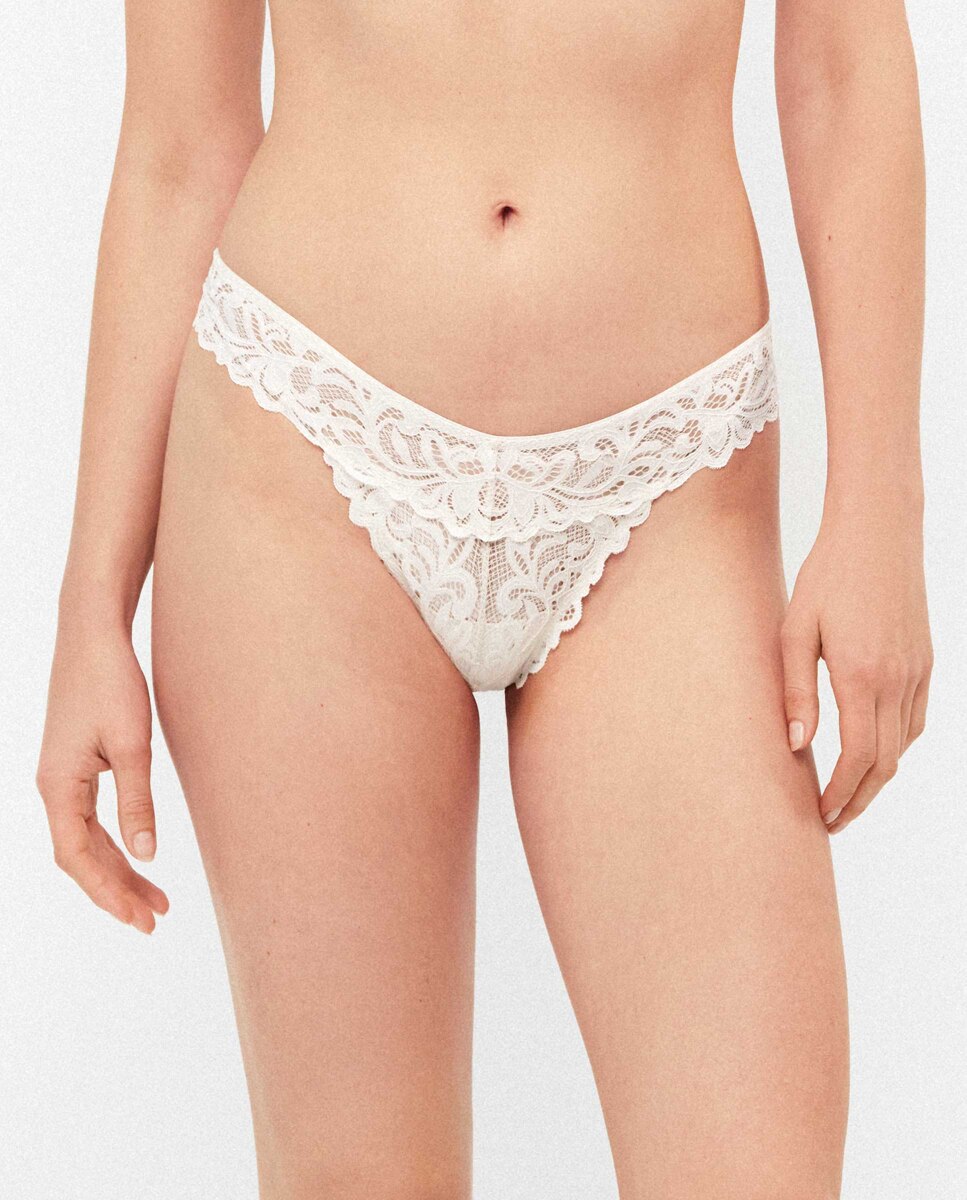 Imagem 0 de Cueca Brasileira em Tecido de Renda