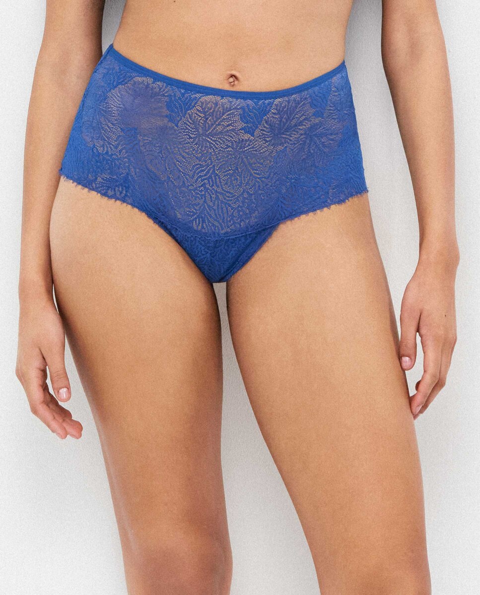 Imagem 0 de Tanga Alta em Tecido de Renda