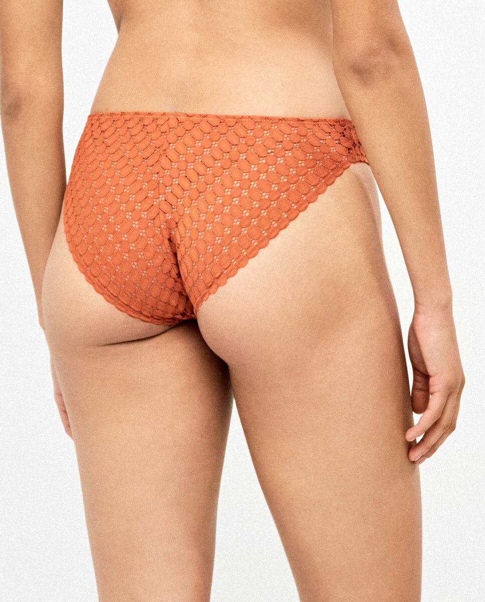 Cueca Clássica de Renda Geométrica Terra-3