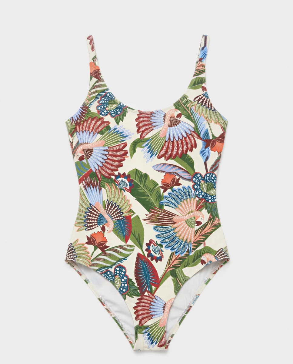 Fato de Banho Plus Size sem Aros e Copa Fixa Multicolor-5