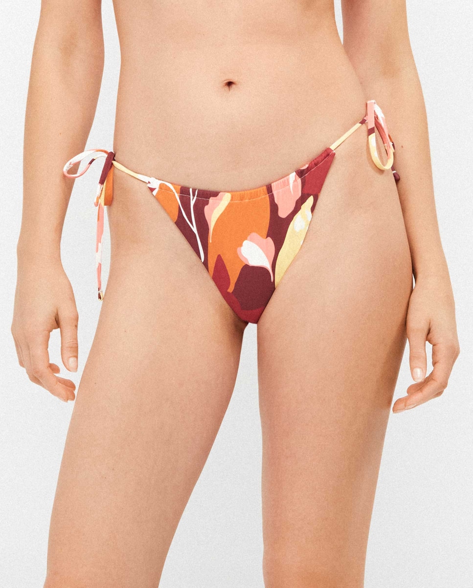 Cueca Biquíni Ajustável nas Laterais Multicolor-1