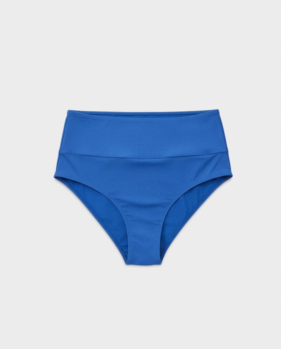Cueca Biquíni Alta Multiposições Azul-5