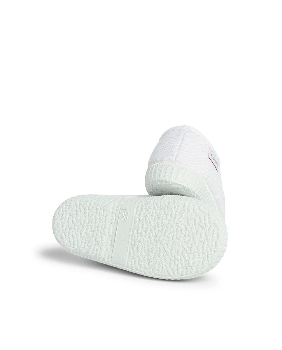 Sapatilhas Desportivas para Bebé de Cordões Branco-3