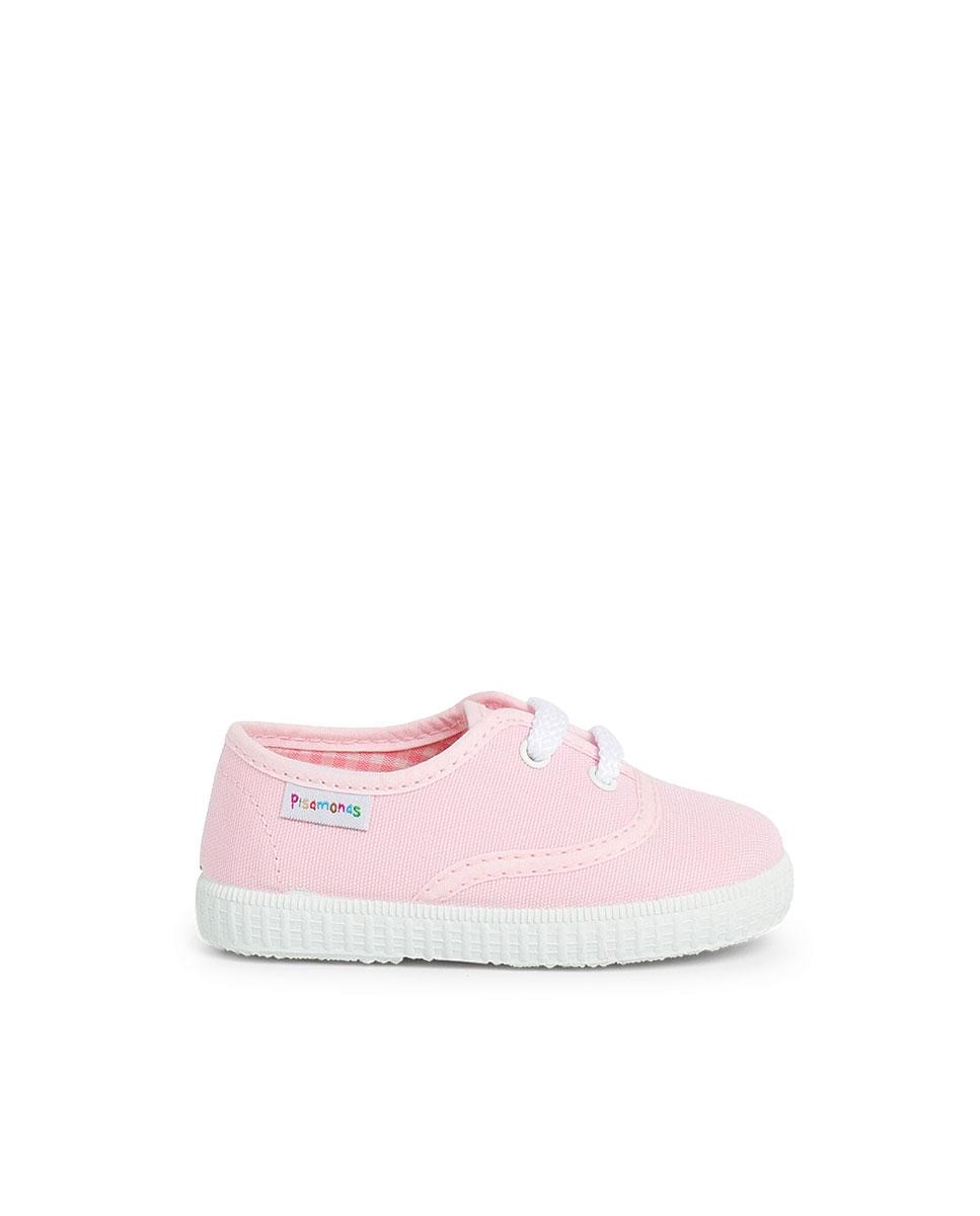 Sapatilhas Desportivas para Bebé de Cordões Rosa-1