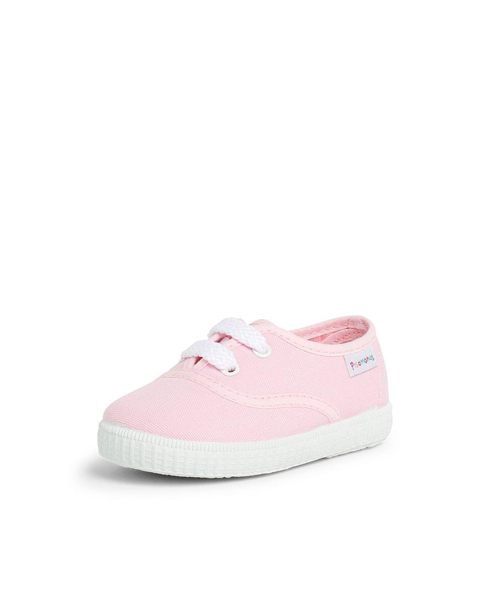 Sapatilhas Desportivas para Bebé de Cordões Rosa-2