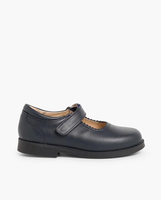 Imagem 0 de Sapatos de presilha de Pele com Fecho Aderente