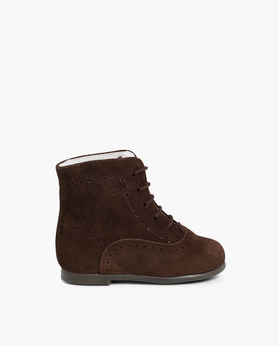 Botas Pascualass de Camurça Pisamonas Castanho-escuro-1