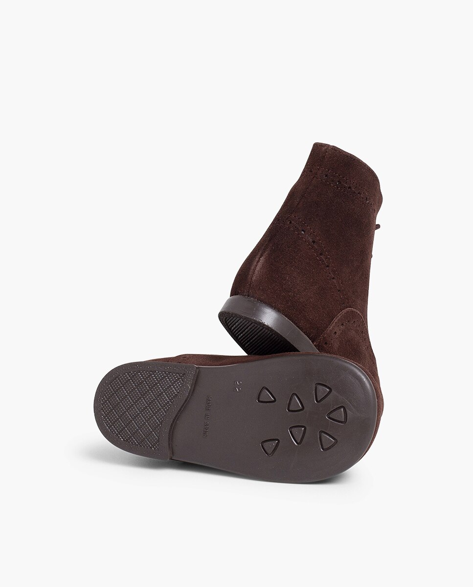 Botas Pascualass de Camurça Pisamonas Castanho-escuro-2
