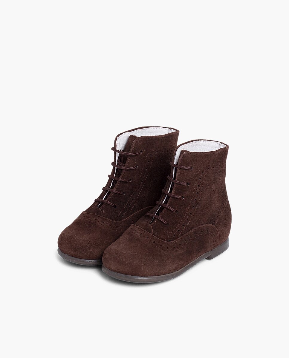 Botas Pascualass de Camurça Pisamonas Castanho-escuro-3