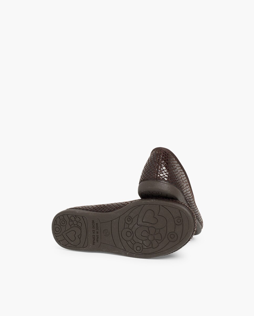 Sabrinas Infantil Print Serpente Castanho-2