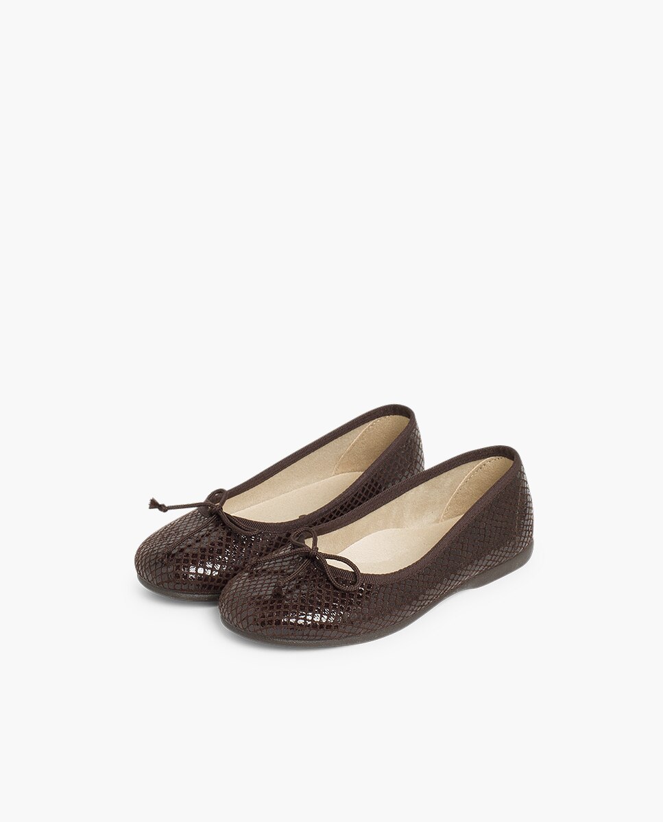 Sabrinas Infantil Print Serpente Castanho-3