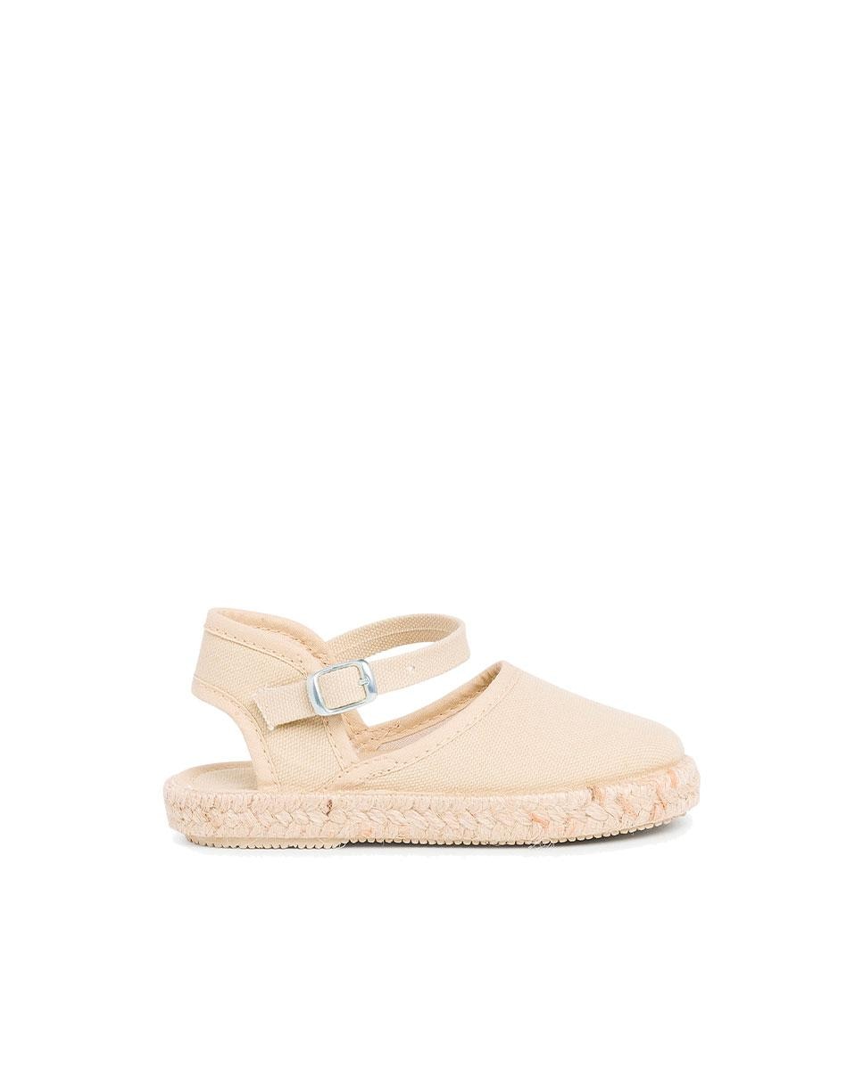 Alpercatas Infantil com Fivela Pisamonas Bege-1