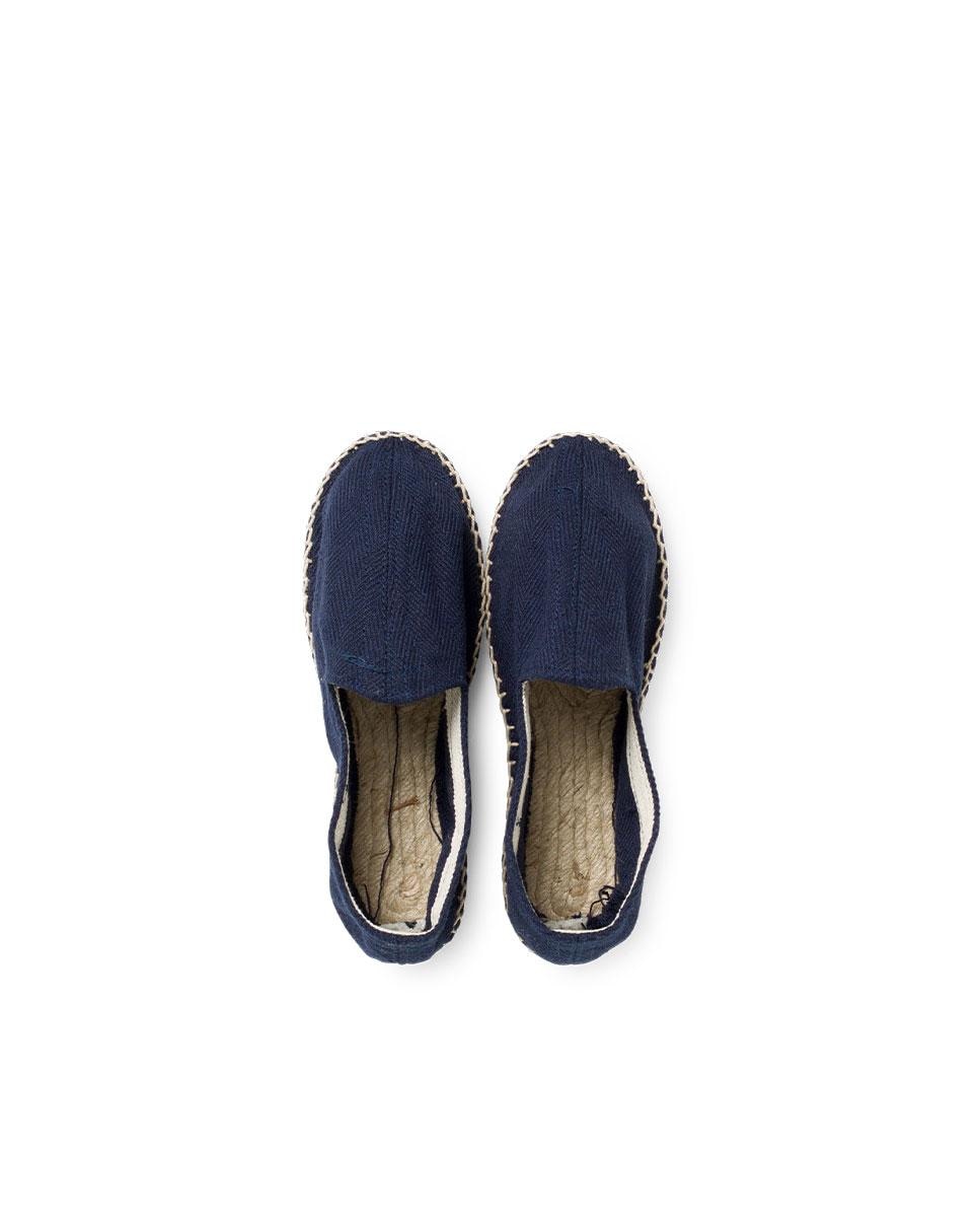 Alpercatas Infantil de Espiga Azul-marinho-5