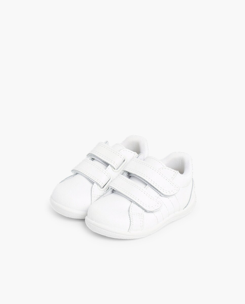 Sapatilhas Desportivas para Bebé com Fecho Duplo de Velcro Pisamonas Branco-3