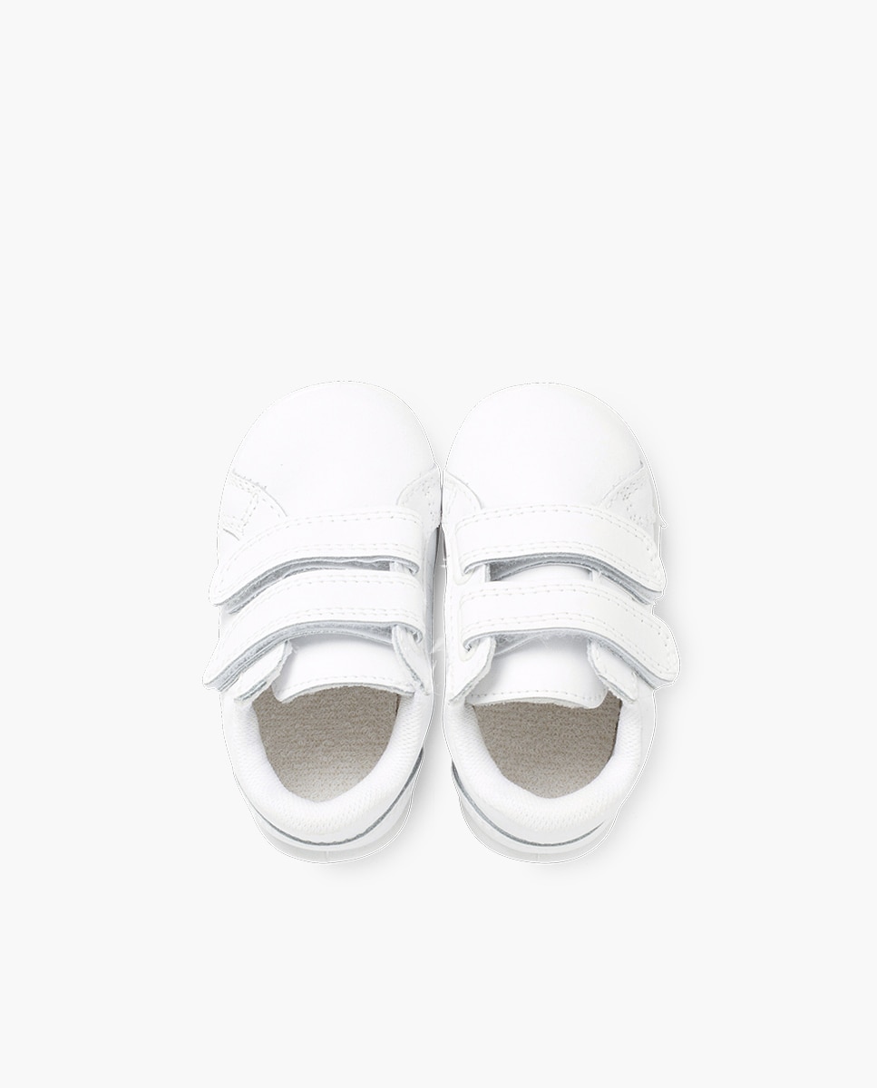 Sapatilhas Desportivas para Bebé com Fecho Duplo de Velcro Pisamonas Branco-4