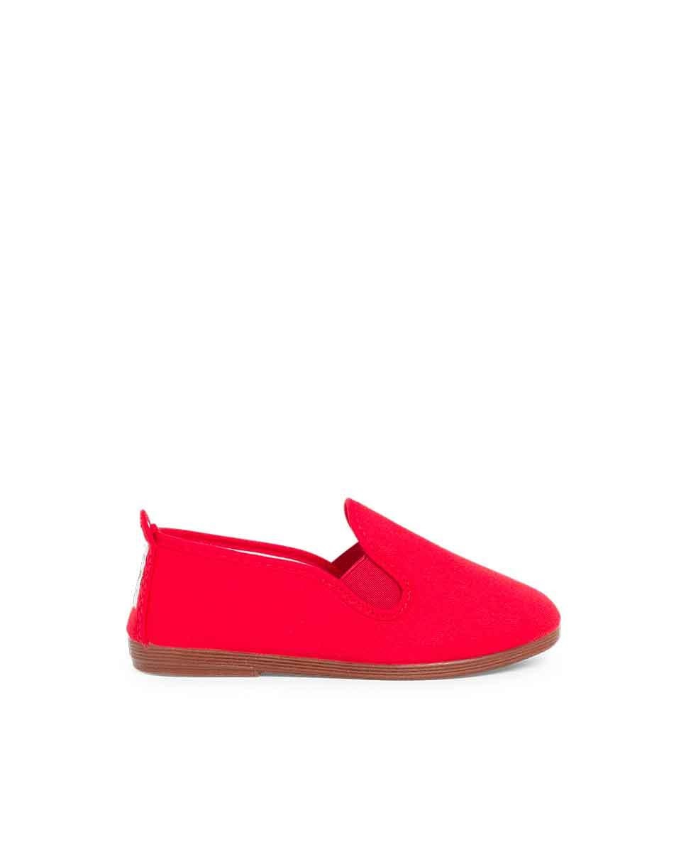 Sapatilhas de Lona Infantil Kung-fu Camping Vermelho-1