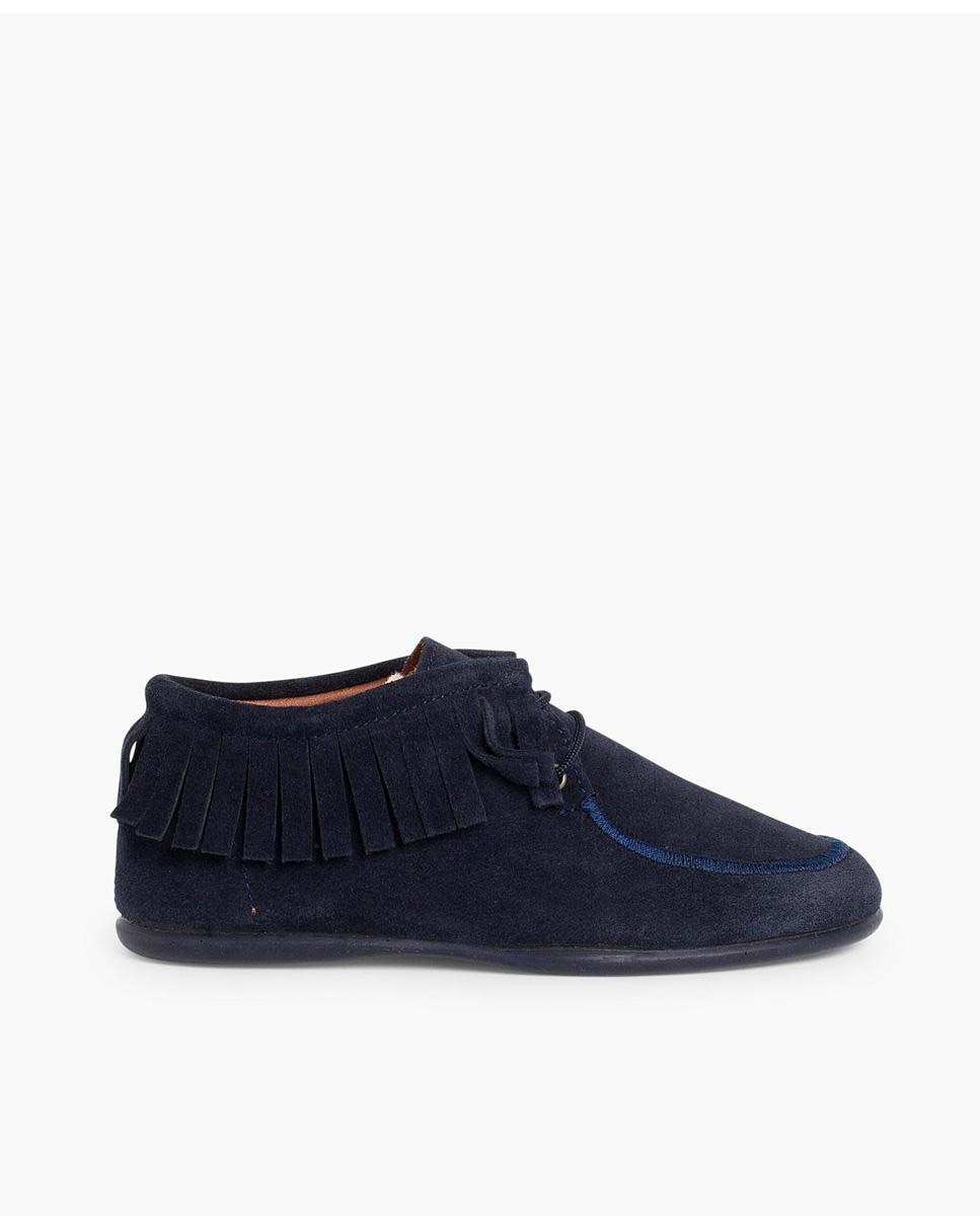 Botas de Menino de Franjas Crianças em Azul-marinho Azul-marinho-1