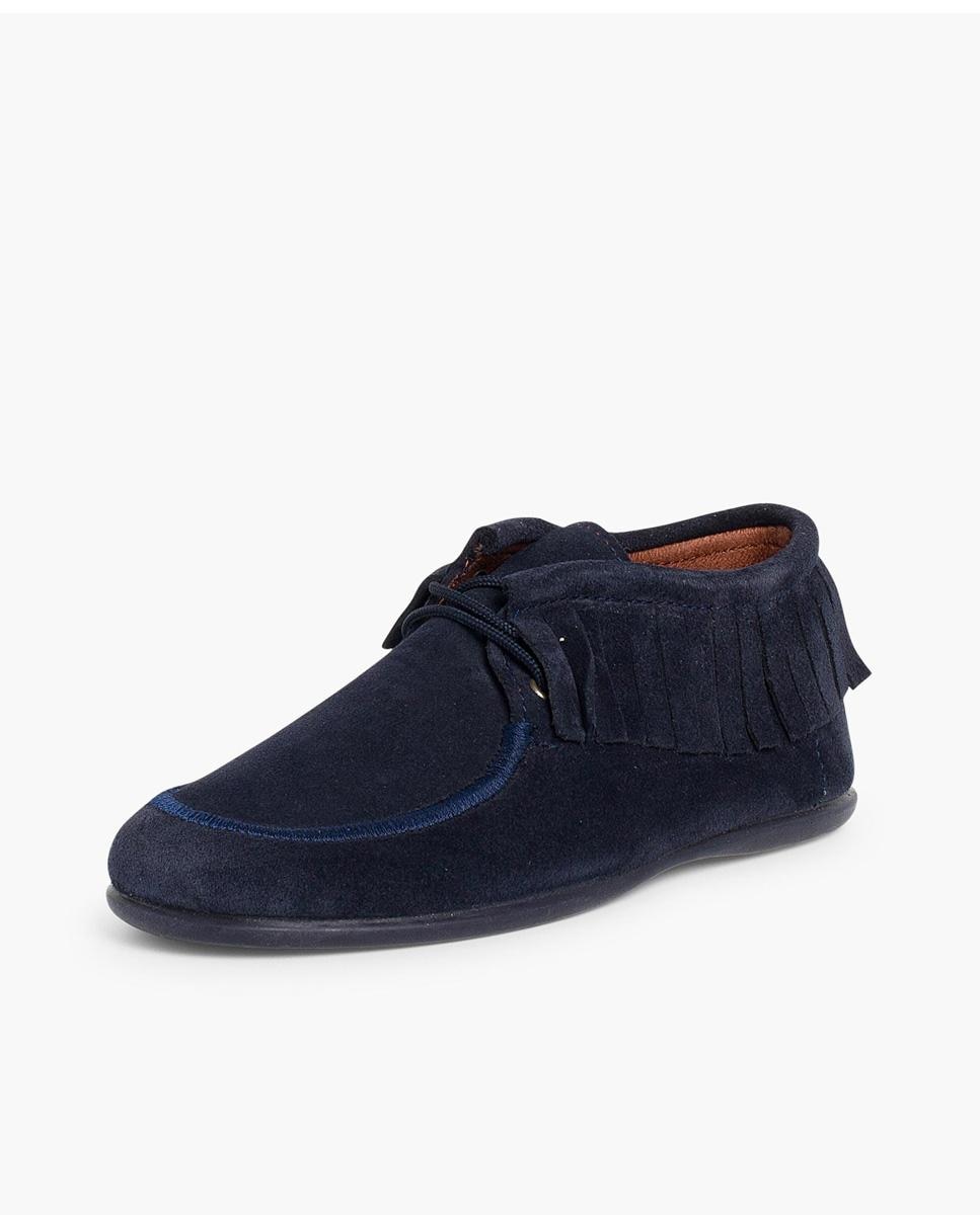 Botas de Menino de Franjas Crianças em Azul-marinho Azul-marinho-2
