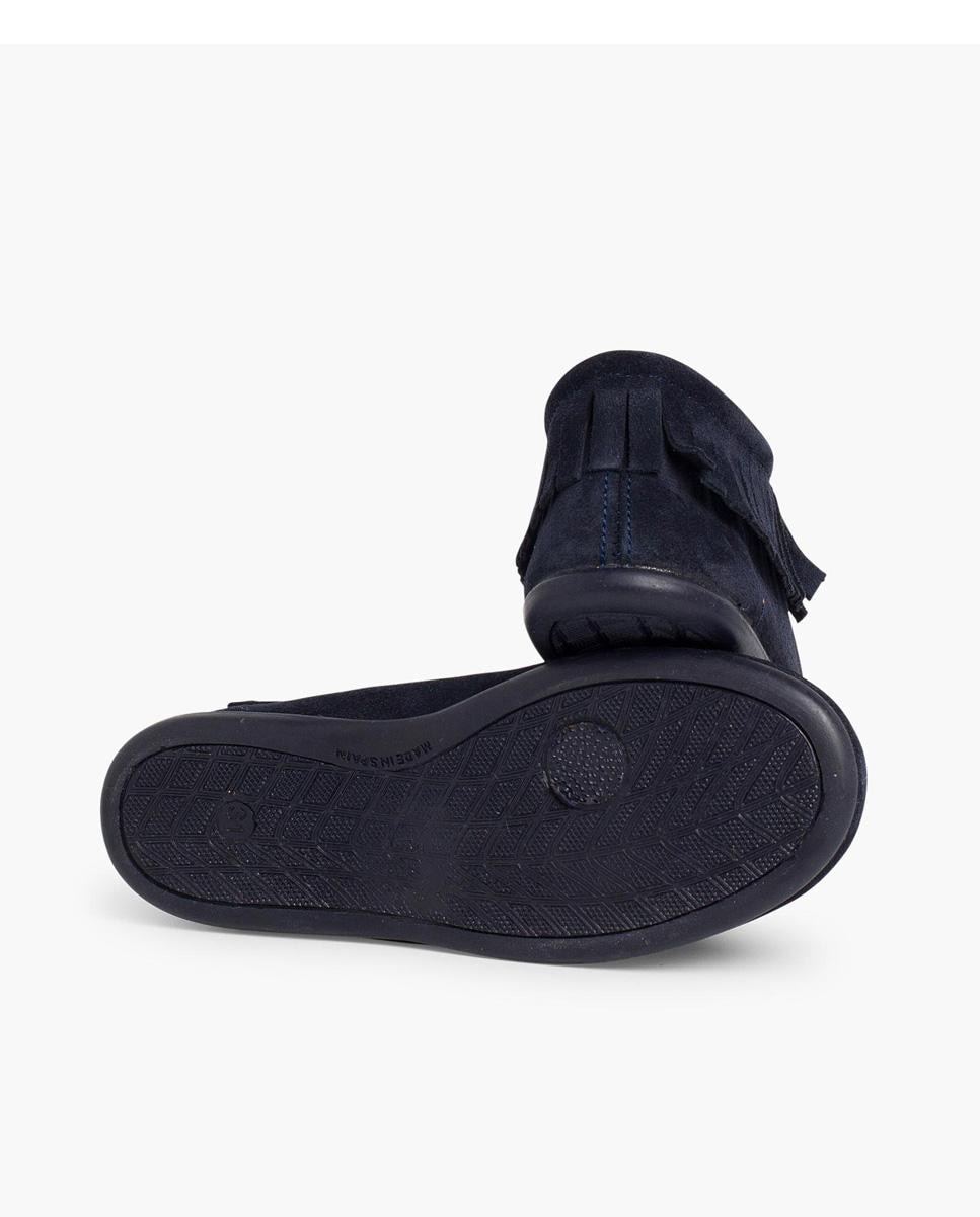 Botas de Menino de Franjas Crianças em Azul-marinho Azul-marinho-3