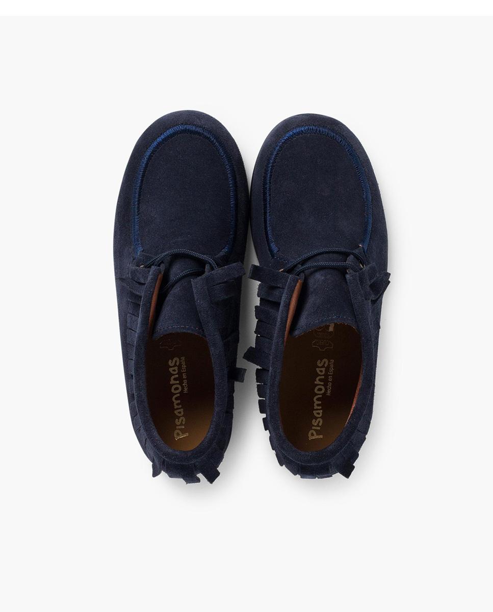 Botas de Menino de Franjas Crianças em Azul-marinho Azul-marinho-5