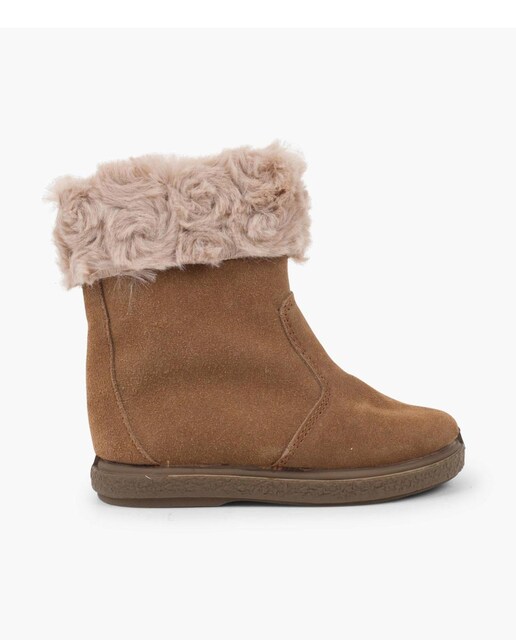 Imagem 0 de Botas para Bebés em Pelo de Cano Médio com Fecho Zip