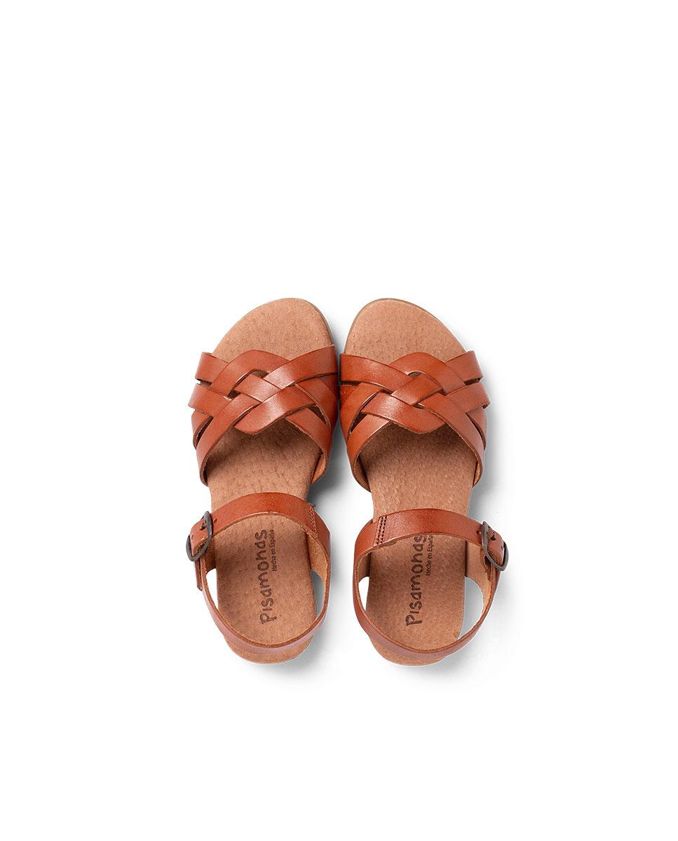 Sandálias Fechadas Infantil com Palmilha de Gel Camel-5