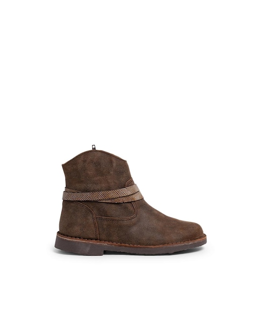 Imagem 0 de Botas Rasas com Adorno Efeito Serpente