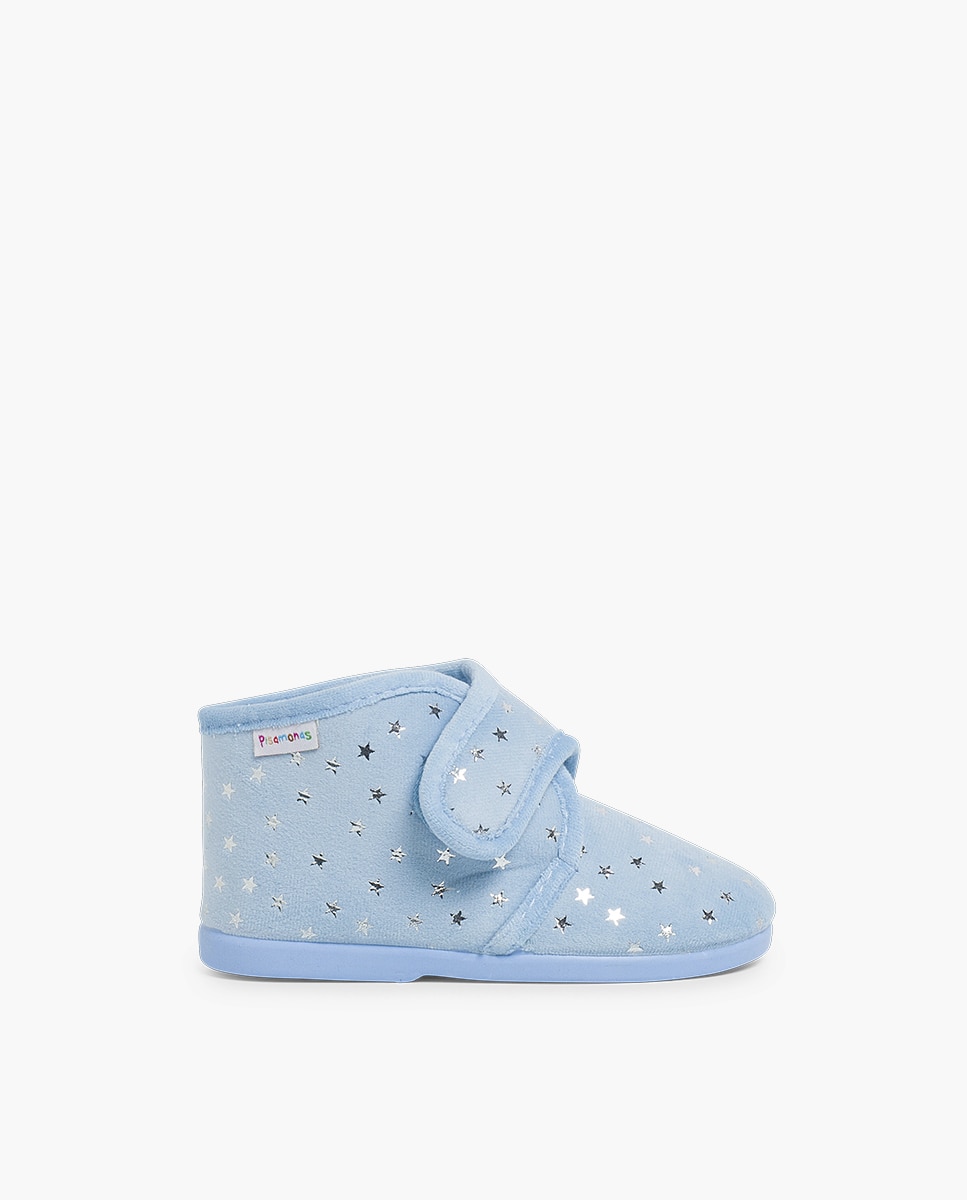 Imagem 0 de Pantufas de criança em rosa com fecho aderente