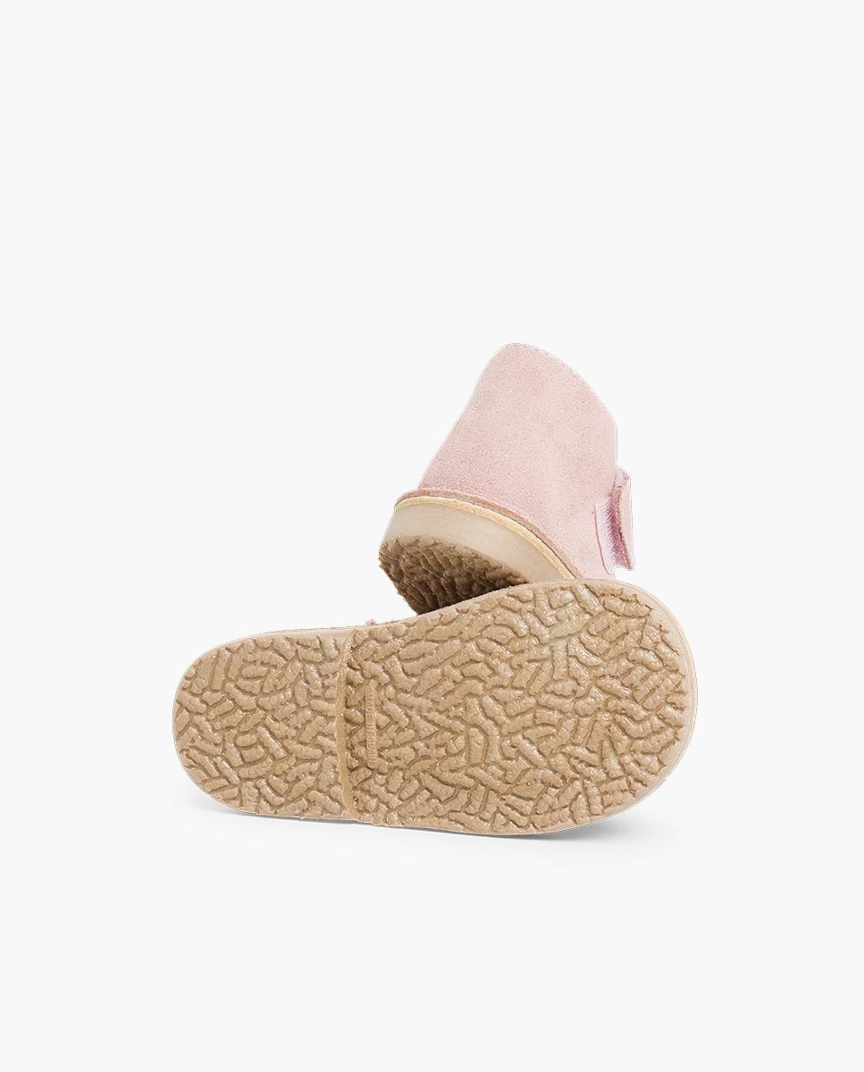 Botas Infantil Estilo Safari com Velcro Rosa-3