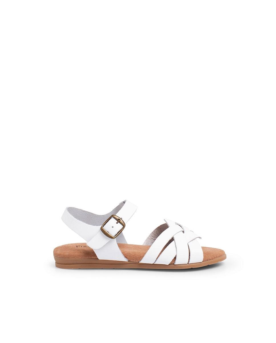 Sandálias Fechadas Infantil com Palmilha de Gel Branco-1
