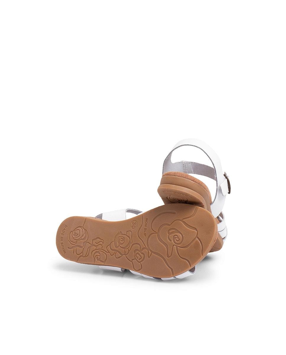 Sandálias Fechadas Infantil com Palmilha de Gel Branco-3