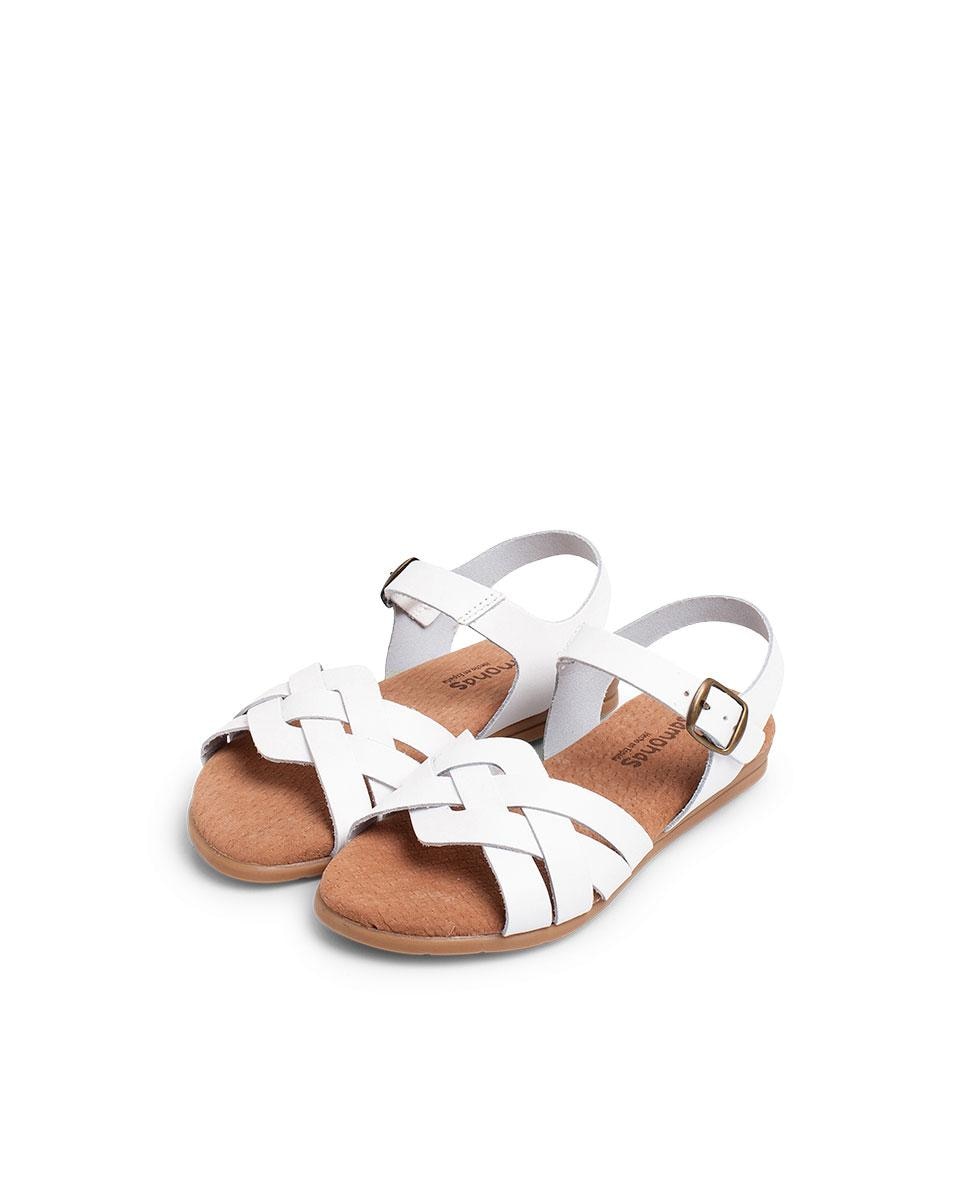 Sandálias Fechadas Infantil com Palmilha de Gel Pisamonas Branco-4