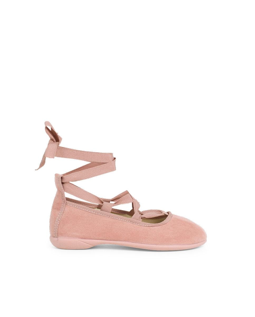 Imagem 0 de Sabrinas Infantil Efeito Camurça com Tiras