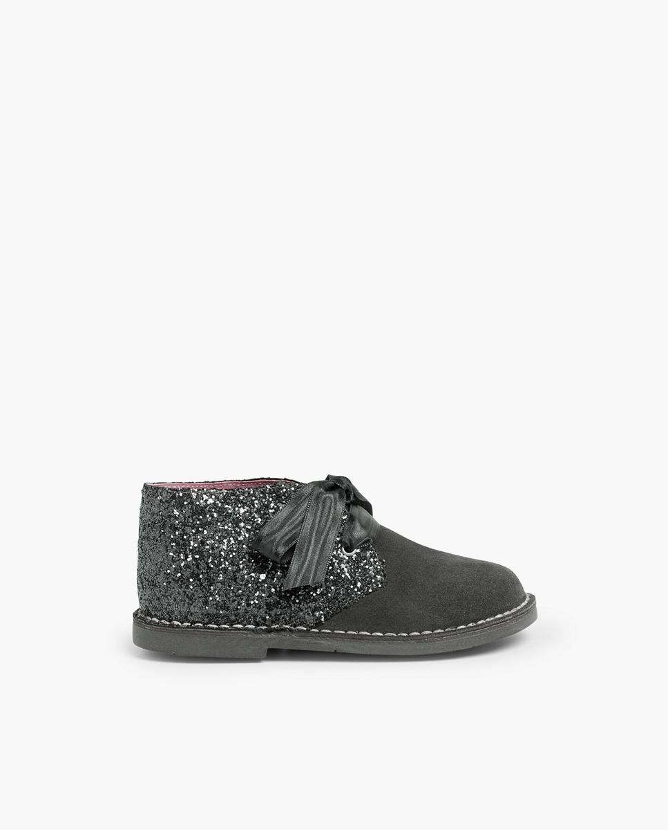 Imagem 0 de Botas de Pele com Glitter