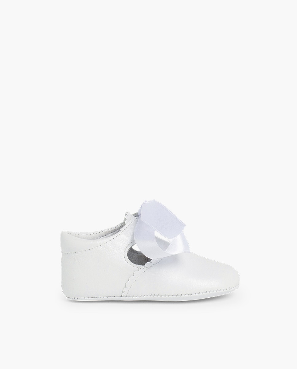 Sapatos de Presilha para Bebé Branco-1