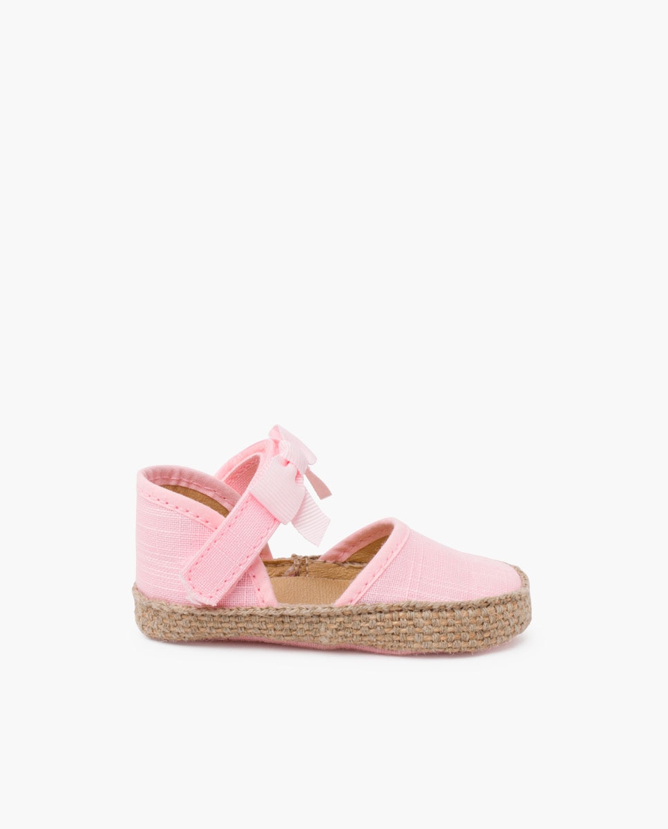 Imagem 0 de Alpercatas para Bebé com Adorno de Laço e Borboleta