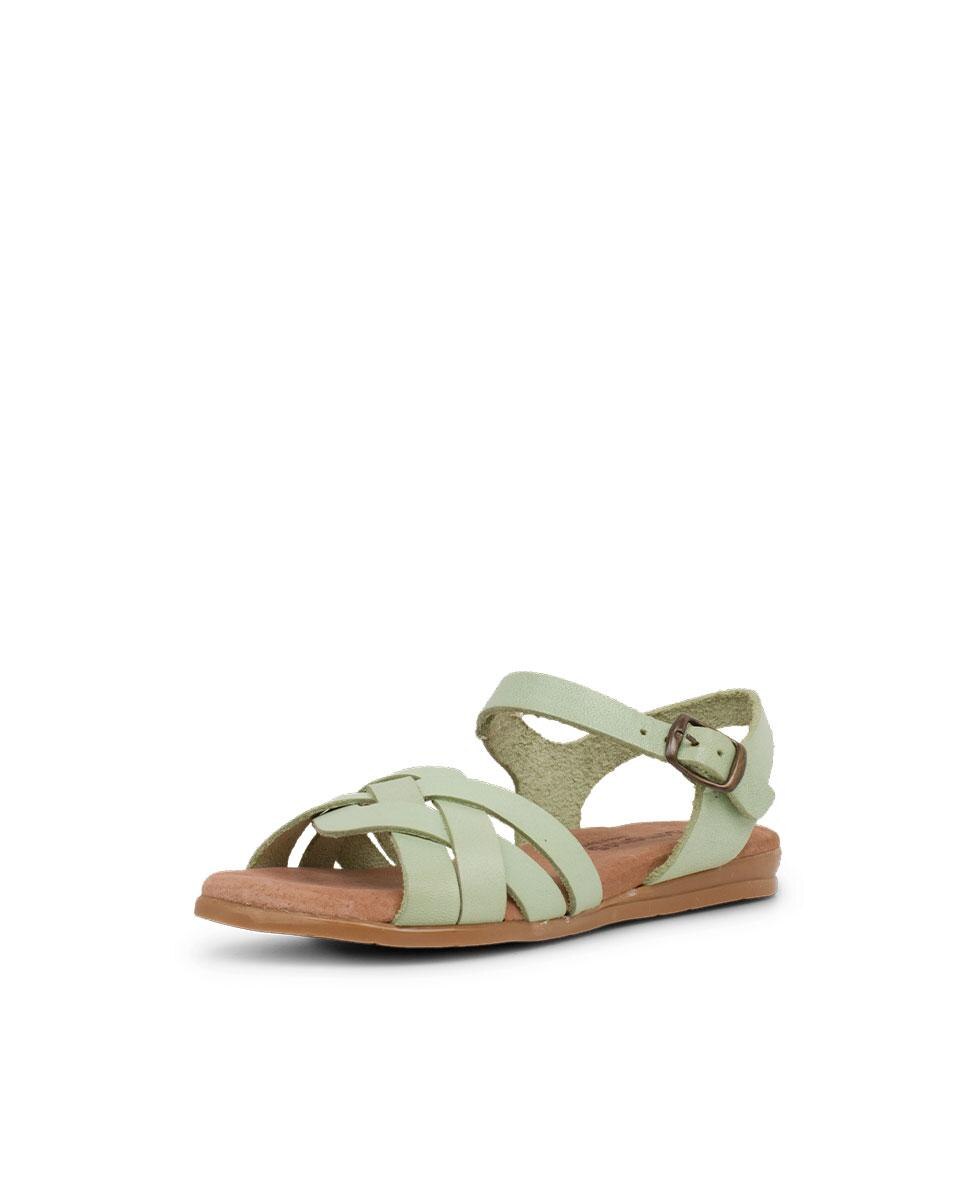Sandálias Fechadas Infantil com Palmilha de Gel Pisamonas Verde-claro-2