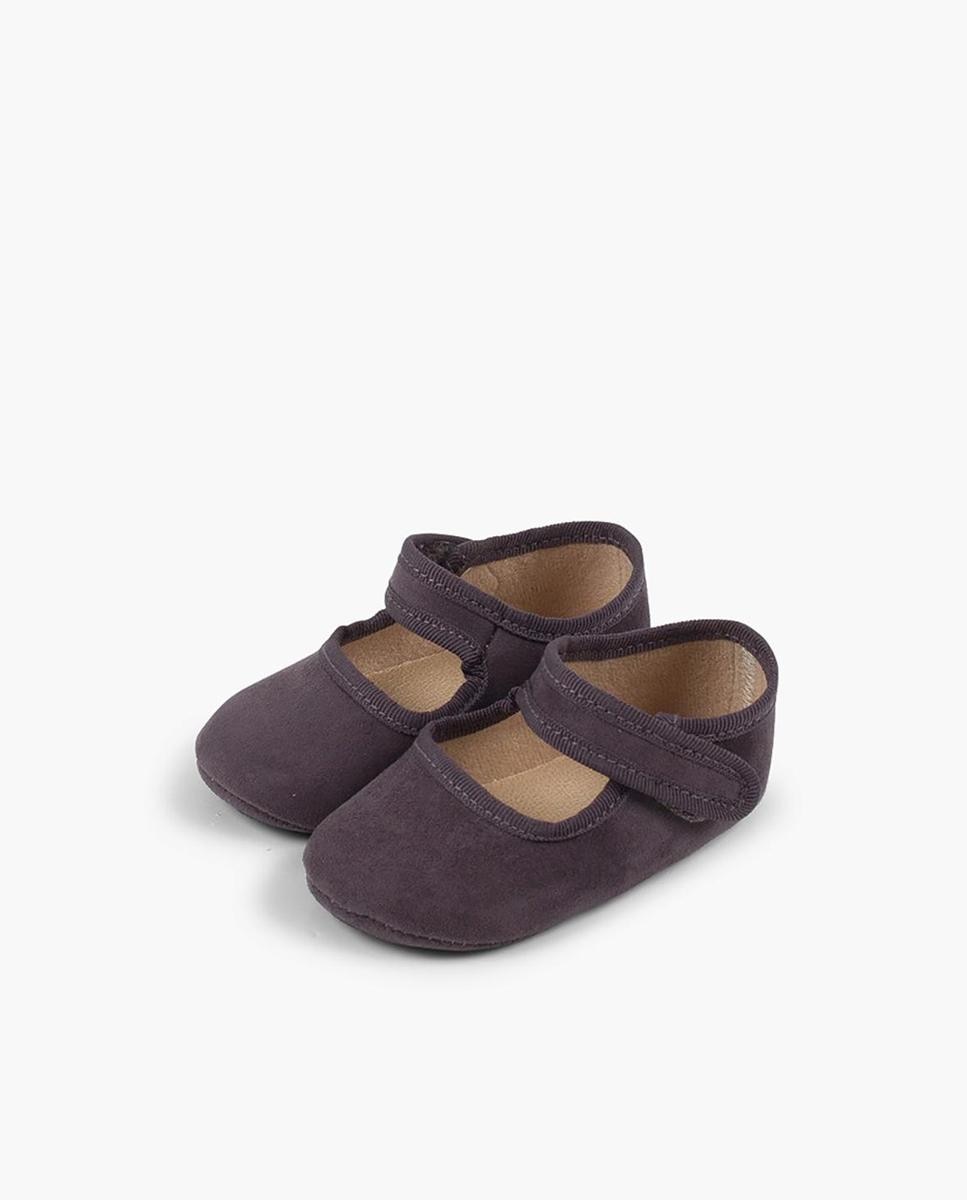 Sapatos de Presilha de Bebé com Velcro Pisamonas Cinzento-escuro-4