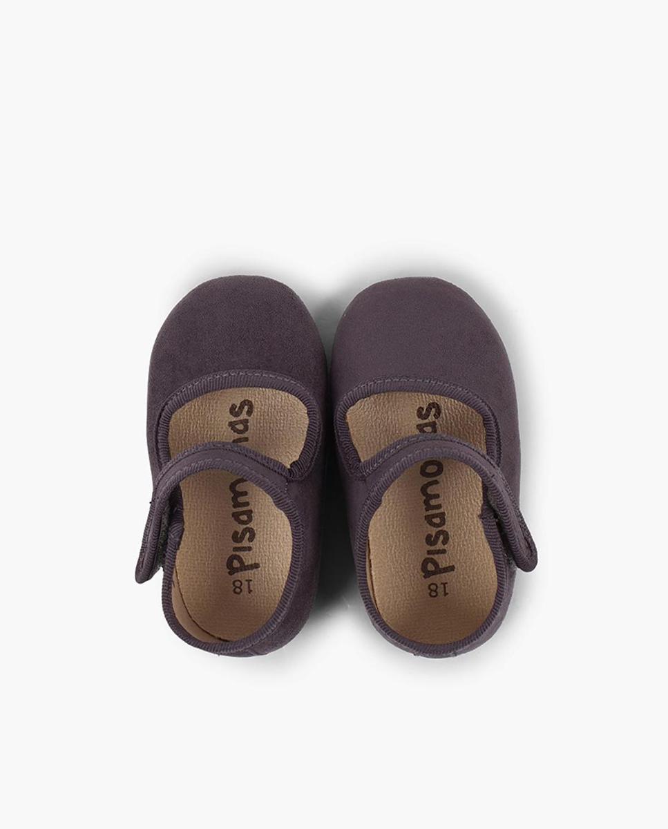Sapatos de Presilha de Bebé com Velcro Pisamonas Cinzento-escuro-5