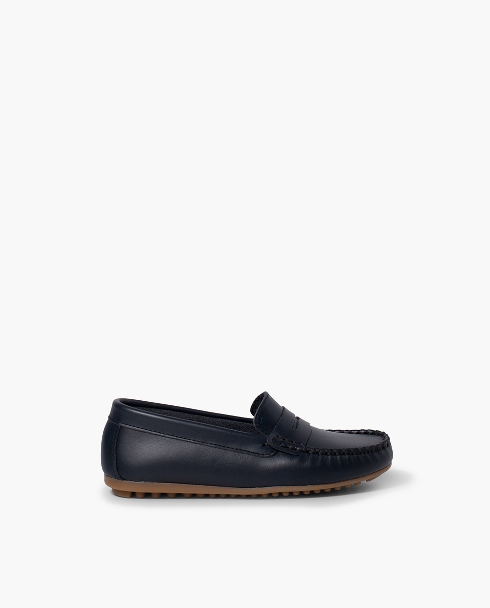 Imagem 0 de Mocassins Infantil de Pele