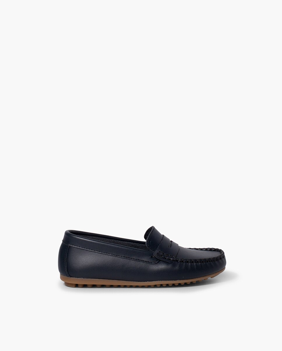 Imagem 0 de Mocassins Infantil de Pele