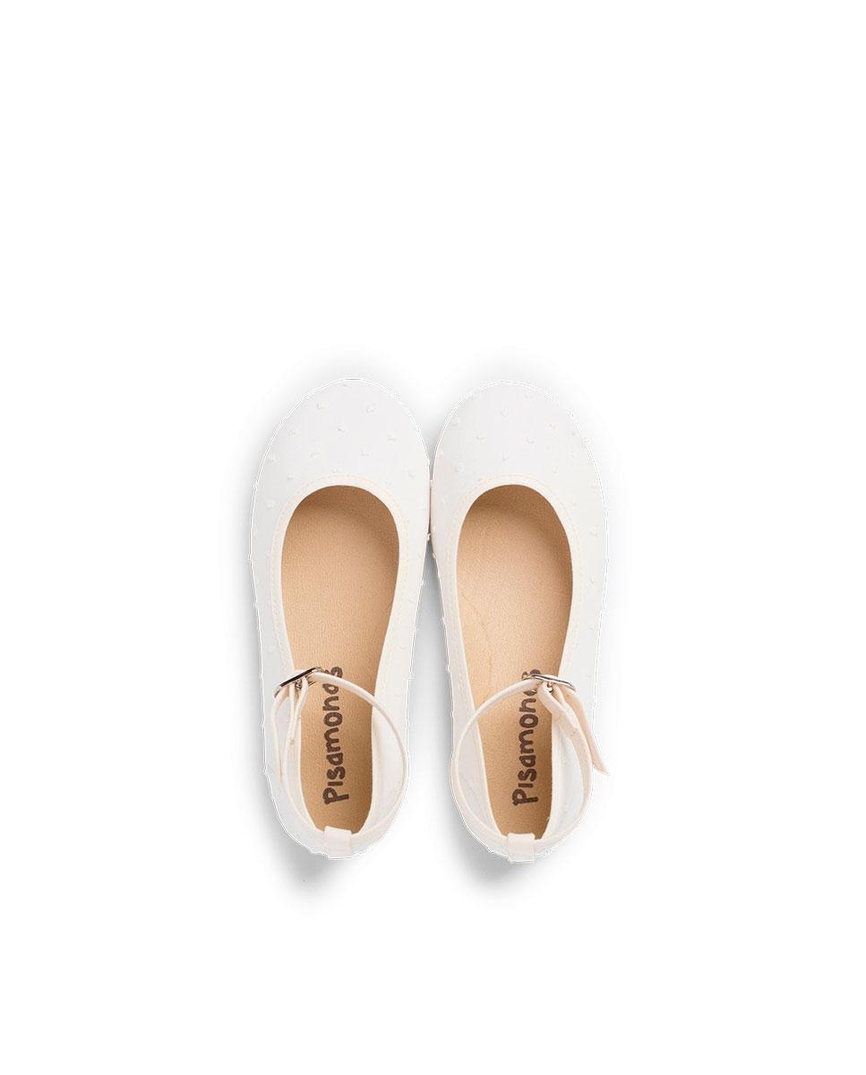 Bailarinas Infantil com Pulseira Plumeti Pisamonas Bege-5