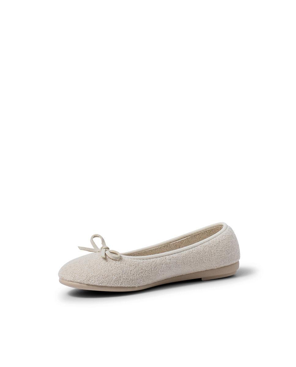 Pantufas Abertas Infantil Estilo Bailarina Cru-2