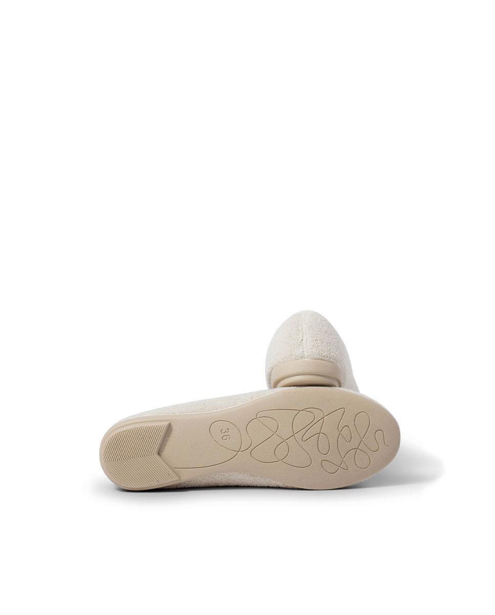 Pantufas Abertas Infantil Estilo Bailarina Cru-3