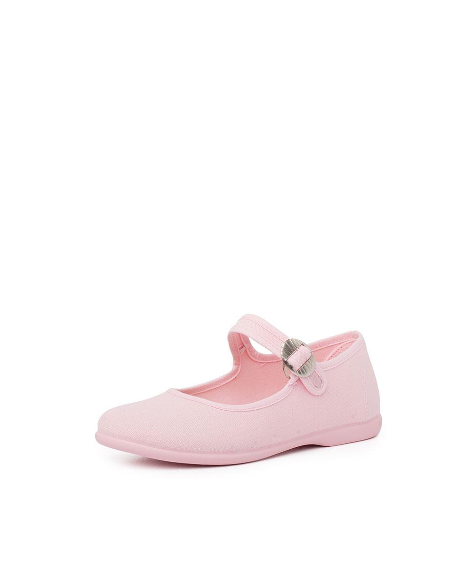 Merceditas de Lona com Fivela Japonesa Pisamonas Rosa-claro-2