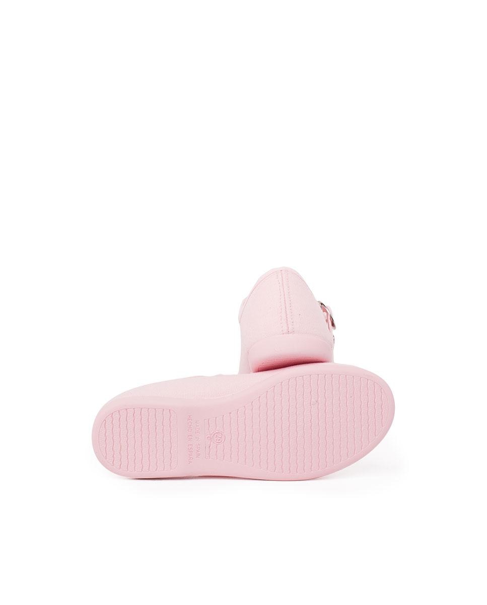 Merceditas de Lona com Fivela Japonesa Pisamonas Rosa-claro-3